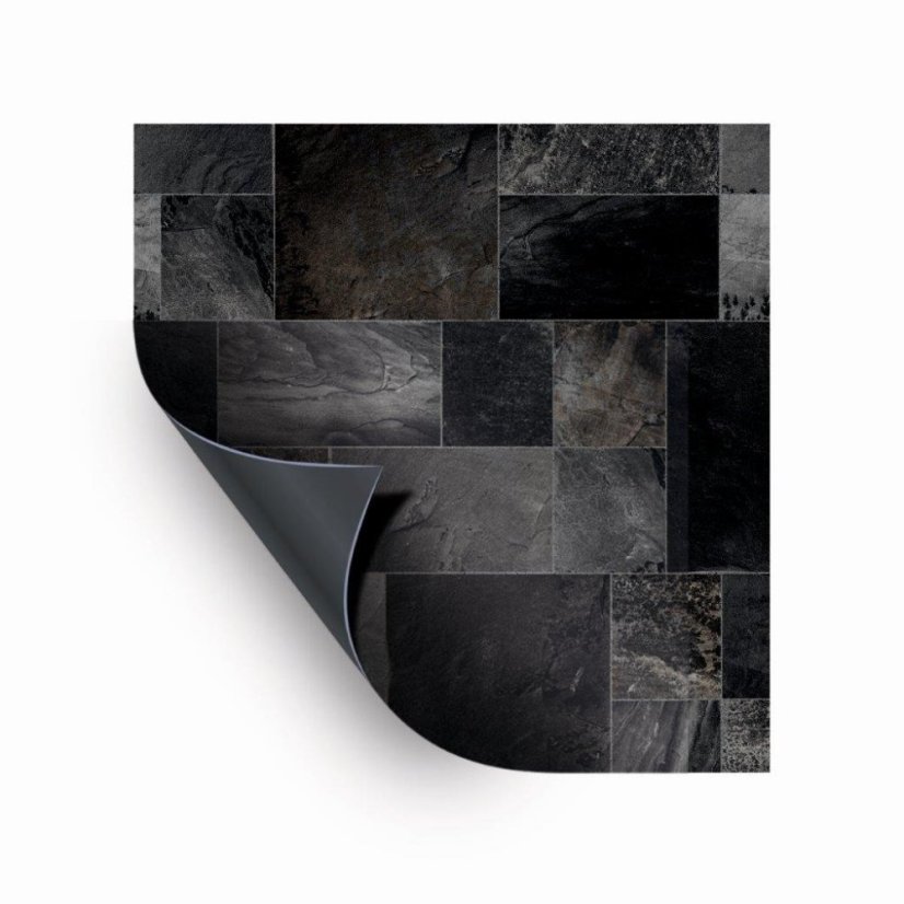 Aquasense Signature - 3D Brown Basalt; 1,65m šíře, 1,6mm, 25 m role