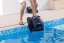Man Putting Product into the Pool 男人将产品放入水中